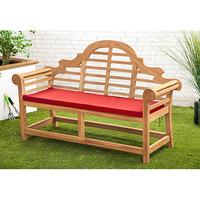 GardenFurnitureWorld Essentials 2 Seater Replacement Bench Pad for Lutyens Bench in Red