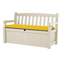GardenFurnitureWorld Essentials Cushion Seat Pad for Storage Bench in Yellow