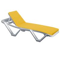 GardenFurnitureWorld Essentials Lounger Pad for Resol Master and Marina Sun Lounger in Yellow