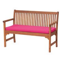 gardenfurnitureworld essentials 2 seater bench cushion seat pad in pin ...