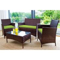 GardenFurnitureWorld Essentials Replacement Seat Cushions for 3 Piece Patio Set in Lime