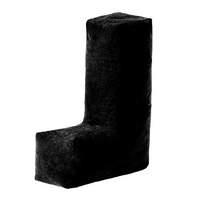 GardenFurnitureWorld Essentials Tetris L Shaped Bean Bag Cushion in Black