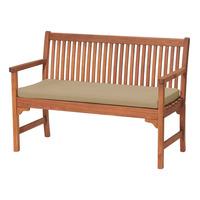 gardenfurnitureworld essentials 2 seater bench cushion seat pad in sto ...