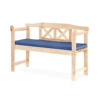 GardenFurnitureWorld Essentials Small 2 Seater Bench Pad Cushion in Blue