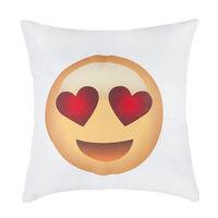 GardenFurnitureWorld Essentials Emoticon Scatter Cushion - Heart Eyes