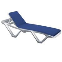 GardenFurnitureWorld Essentials Lounger Pad for Resol Master and Marina Sun Lounger in Blue