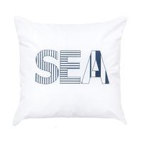 GardenFurnitureWorld Essentials 18 Inch Printed Scatter Cushion - Sea Flat