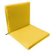 GardenFurnitureWorld Essentials Two Part Seat Pad in Yellow