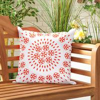 GardenFurnitureWorld Essentials 18 Inch Printed Scatter Cushion - Raj Coral