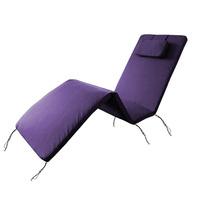 GardenFurnitureWorld Essentials Adjustable Sun Lounger Pad in Purple