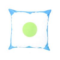 GardenFurnitureWorld Essentials 18 Inch Printed Scatter Cushion - Poppy Aqua Lime