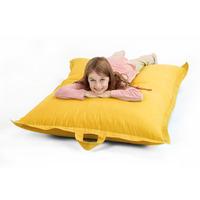 GardenFurnitureWorld Essentials Childrens Giant Floor Cushion Bean Bag in Yellow