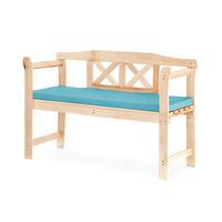 GardenFurnitureWorld Essentials Small 2 Seater Bench Pad Cushion in Turquoise