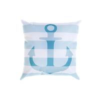 GardenFurnitureWorld Essentials 18 Inch Printed Scatter Cushion - Anchor Aqua