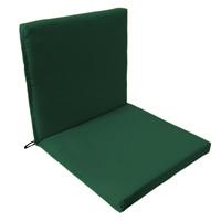 gardenfurnitureworld essentials two part seat pad in green