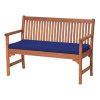 gardenfurnitureworld essentials 2 seater bench cushion seat pad in blu ...