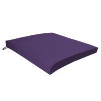 gardenfurnitureworld essentials square seat pad in purple