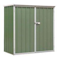 galvanized steel shed green 15 x 08 x 15mtr