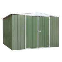 GALVANIZED STEEL SHED GREEN 3 x 3 x 2.1MTR