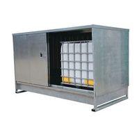 GALVANISED DRUM/IBC STORE TO HOLD 8 X 205LTR OR 2 X 1000LTR IBC