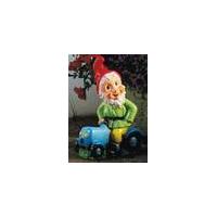 Garden Gnome on Tractor Westfalia