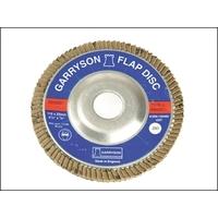 garryson diy zirconium flap disc 115mm x 22mm 60 grit medium