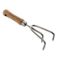 Garden Life Hand 3 Prong Cultivator Stainless Steel