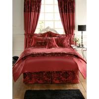 Gaveno Cavailia \'Royal Armask\' Burgundy/Burgundy Double Duvet Cover and 2 Pillowcases - Bedding - Great Value!
