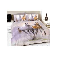 galloping horses king size duvet cover and pillowcase set