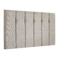 Galloway Wallace Twill Headboard Natural Double