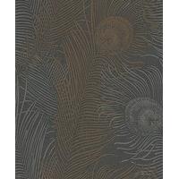 Galerie Wallpapers Peacock Charcoal, EM17062