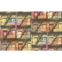 Galerie Wallpapers Graffiti Buildings Yellow, 5001-1