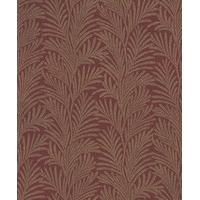 Galerie Wallpapers Metallic Ferns Cherry Red, EM17076