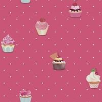 Galerie Wallpapers Cupcake Deep Pink, LL-02-09-5