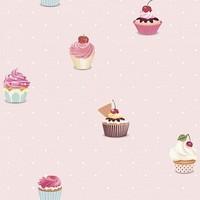 Galerie Wallpapers Cupcake Baby Pink, LL-02-05-9
