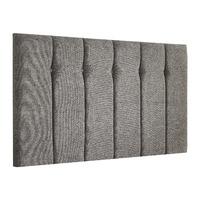 Galloway Wallace Twill Headboard Grey Superking