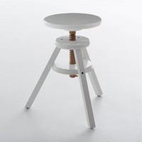 gaby childs height adjustable solid birch stool