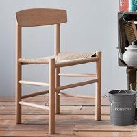 GARDEN TRADING LONGWORTH WOODEN CHAIR with Woven Seat