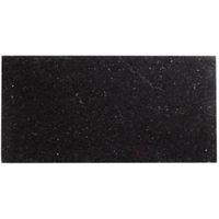 galaxy black granite wall floor tile pack of 5 l610mm w305mm