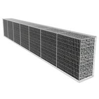 Gabion Wall with Cover 600 x 50 x 100 cm