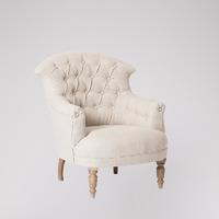 gaston armchair in oatmeal