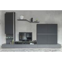 Gautier Adulis Grey Oak Living Room Configuration 1