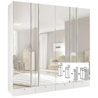 gautier odea wardrobe with mirror door and drawer w 180cm 3 x 60cm