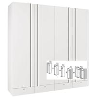 gautier odea white wardrobe with drawer w 300cm 2 x 60cm 2 x 90cm