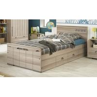 Gami Largo Grey Oak Bed