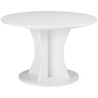 Gami Palace White Dining Table - Round Extending