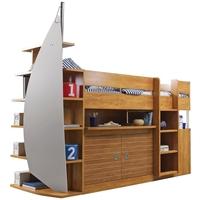 Gautier Majestic Compact Bed with Sail Bookcase