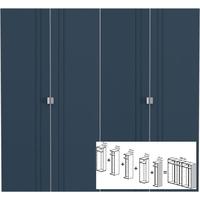 Gautier Odea Coral Blue Textile Door Wardrobe - W 300cm (5 x 60cm)