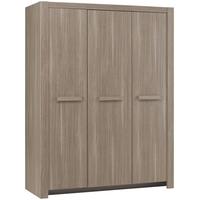 gami hangun charcoal oak wardrobe 3 door