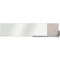 gami barolo whitewashed pine mirror with metal plate